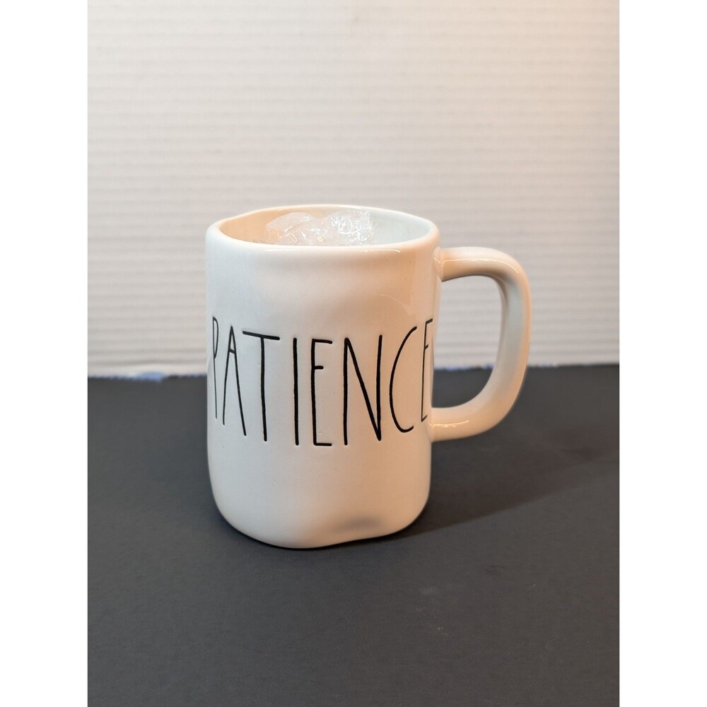 Rae Dunn PATIENCE Artisan Collection By Magenta Coffee/Tea Mug Cup